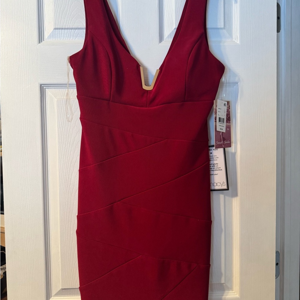 Emerald Sundae Deep Red Mini Dress XL